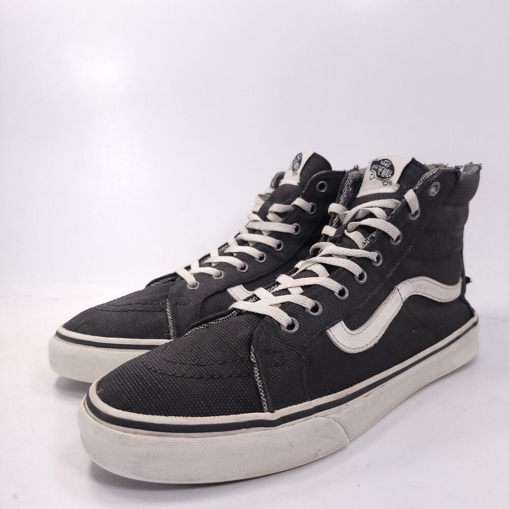 Vans Off the Wall Old Skool Athletic Shoe Womens Size 10 Mens 8.5 721278 Black